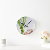 LUCKY BAMBOO WALL CLOCK RONDE KLOK (Huis)