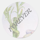 LUCKY BAMBOO WEDDING STICKERS (Voorkant)