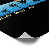  Lucky Bay, Au Palm Trees &amp; Sunset Beac Poster (Hoek)