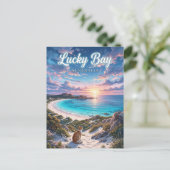 Lucky Bay Australië Briefkaart (Staand voorkant)