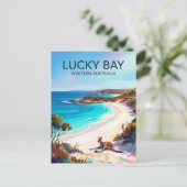 Lucky Bay Australië Briefkaart (Staand voorkant)