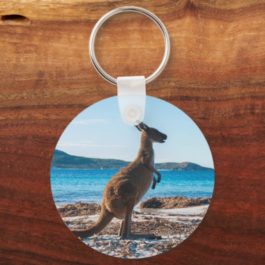Lucky Bay Kangaroo Joey Sleutelhanger (Achterkant)