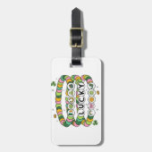 Lucky Beaded Armband St. Patrick's Day Design Bagagelabel (Voorkant verticaal)