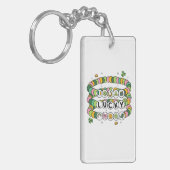 Lucky Beaded Armband St. Patrick's Day Design Sleutelhanger (Voorkant Links)