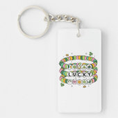 Lucky Beaded Armband St. Patrick's Day Design Sleutelhanger (Voorkant)