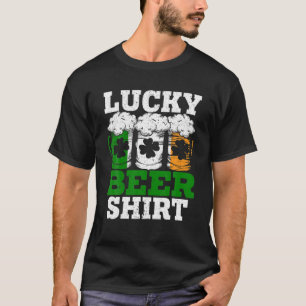 Lucky Beer Saint Patrick's Day Shenanigan Beer T-shirt