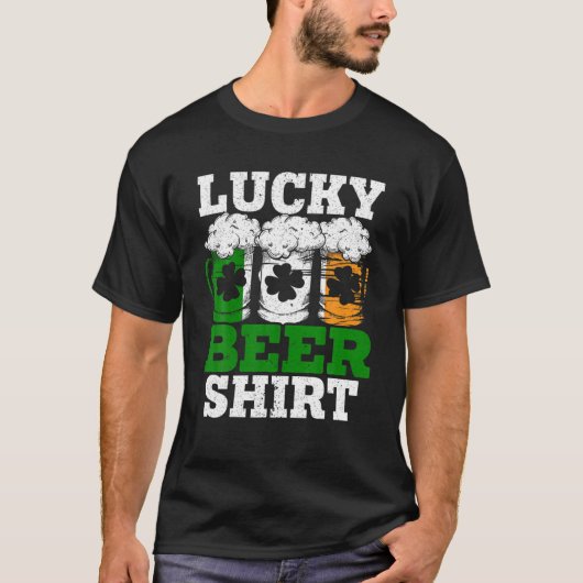 Lucky Beer Saint Patrick's Day Shenanigan Beer T-shirt (Voorkant)