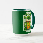 Lucky Beer St Patrick’s Day Shirt – caneca Mok (Voorkant rechts)