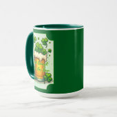 Lucky Beer St Patrick’s Day Shirt – caneca Mok (Voorkant links)