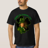 Lucky Ben Franklin St. Patrick's Day T-shirt (Voorkant)