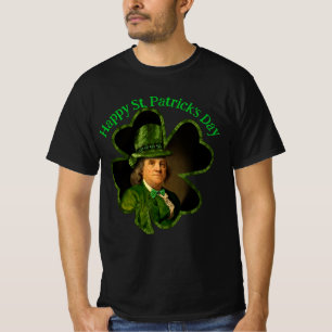 Lucky Ben Franklin St. Patrick's Day T-shirt