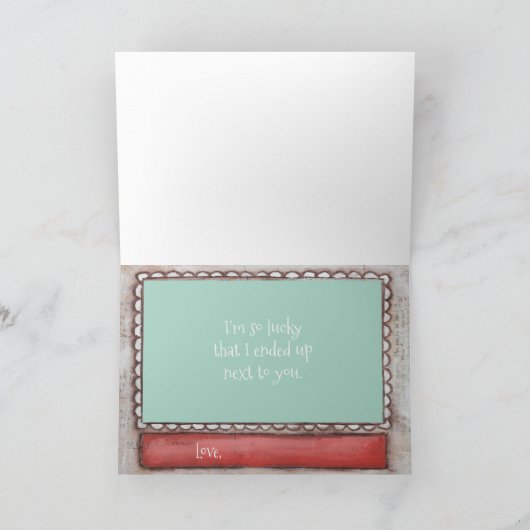 Lucky Beren - Valentijn Feestdagen Kaart (Binnen)