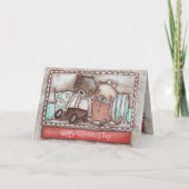 Lucky Beren - Valentijn Feestdagen Kaart (Voorkant)