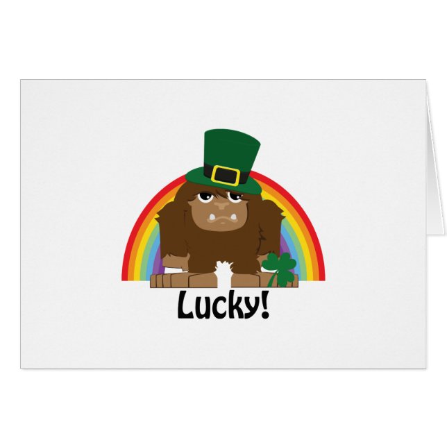 Lucky Bigfoot Leprechaun (Voorkant Horizontaal)