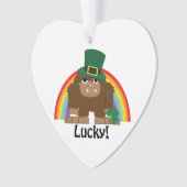 Lucky Bigfoot Leprechaun Ornament (voorkant)