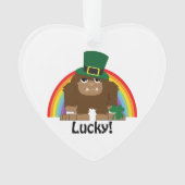 Lucky Bigfoot Leprechaun Ornament (voorkant)