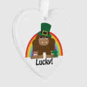 Lucky Bigfoot Leprechaun Ornament (voorkant)
