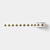 Lucky Bigfoot Leprechaun Satijnen Lint (Voorkant)