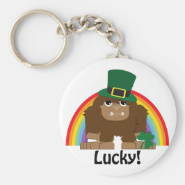 Lucky Bigfoot Leprechaun Sleutelhanger