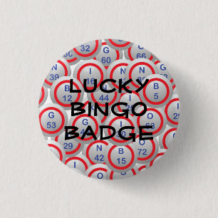 Lucky Bingo Badge Ronde Button 3,2 Cm