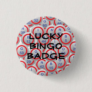 Lucky Bingo Badge Ronde Button 3,2 Cm