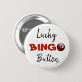 Lucky BINGO Button Red Ball (Voorkant /achterkant)