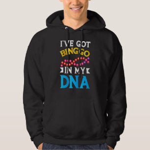 Lucky Bingo Game Bingo Dna Caller Kaart Player App Hoodie