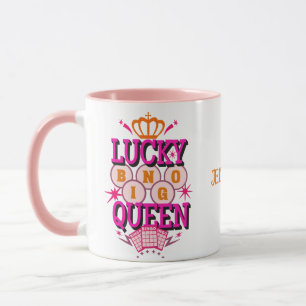 Lucky Bingo Queen/editable name Mok
