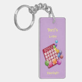 Lucky BINGO Sleutelhanger *Personaliseer* (Voorkant Links)