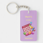 Lucky BINGO Sleutelhanger *Personaliseer* (Voorkant)