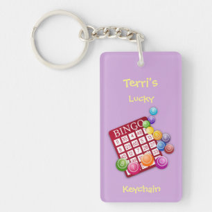 Lucky BINGO Sleutelhanger *Personaliseer*