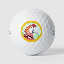 Lucky BIRDIE Parrot Golf Balls Golfballen