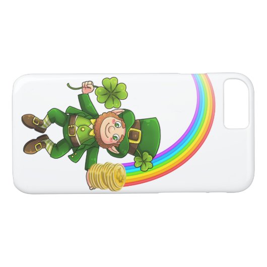 Lucky Bitcoin Rainbow Leprechaun Case-Mate iPhone Case (Achterkant (Horizontaal))