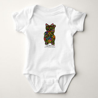 Lucky Black Cat Baby Bodysuit