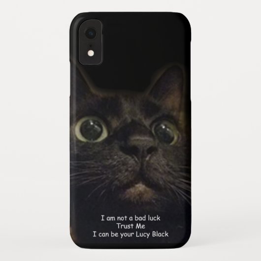 Lucky Black Cat Case-Mate iPhone Case (Achterkant)