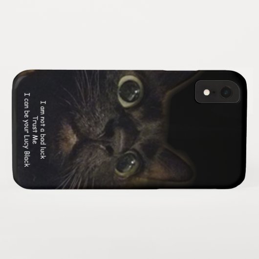 Lucky Black Cat Case-Mate iPhone Case (Achterkant (horizontaal))