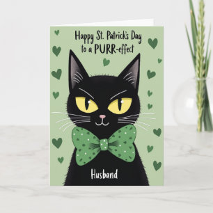 Lucky Black Cat Echtgenoot Kaart