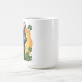 Lucky Black Cat: St. Patrick's Day Klaver & Coins Koffiemok (Center)