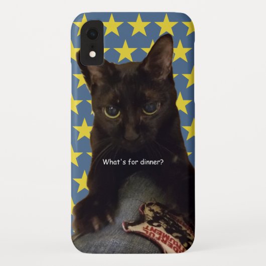 Lucky Black Cat w/Stars Case-Mate iPhone Case (Achterkant)