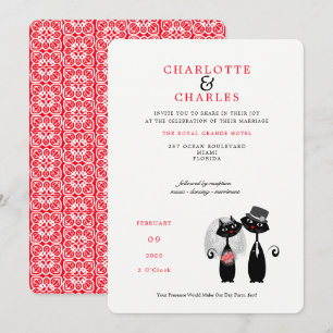 Lucky Black Cats Bride   Bruine paardenweddenschap Kaart