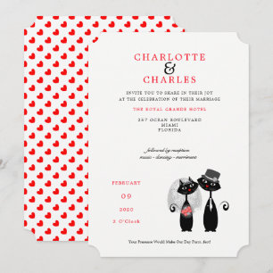 Lucky Black Cats Bride   Bruine paardenweddenschap Kaart