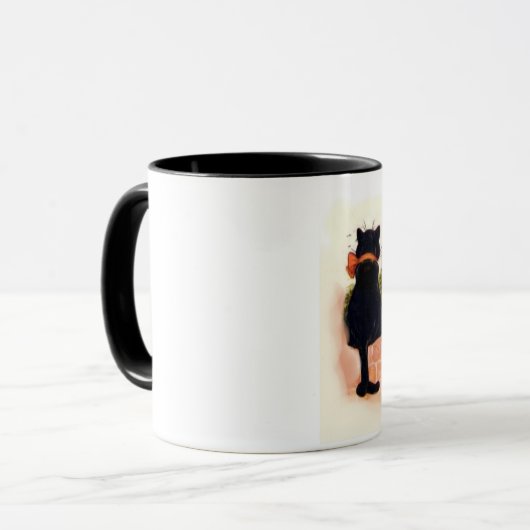 Lucky Black Cats Mok (Voorkant links)