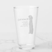 Lucky Black Lab Glas (Achterkant)