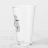 Lucky Black Lab Glas (Links)