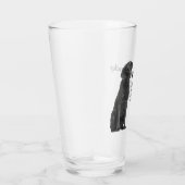 Lucky Black Lab Glas (Rechts)