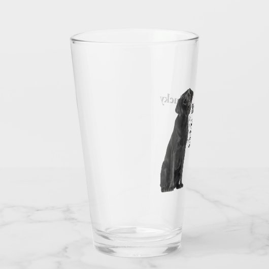 Lucky Black Lab Glas (Rechts)