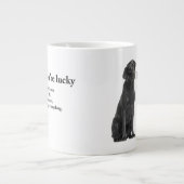 Lucky Black Lab Grote Koffiekop (Voorkant)