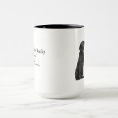 Lucky Black Lab Mok (Midden)