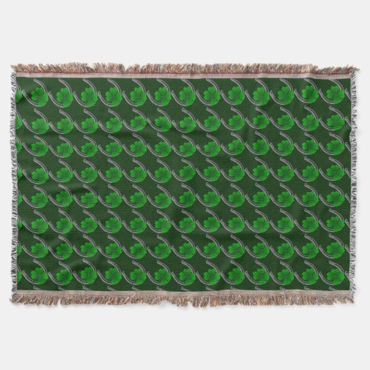 Lucky Blanket St Patrick's Lucky Throw Blanket Deken (Voorkant)