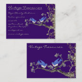 Lucky  Blauwvogels ontwerp Visitekaartje (Voorkant / Achterkant)